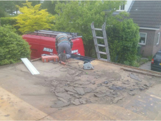 Garagedak laten vervangen door de dakdekker